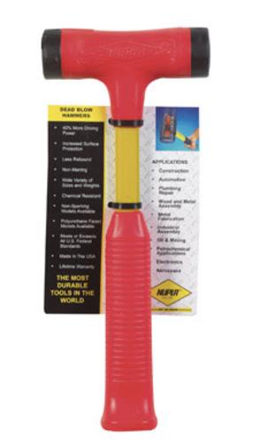 Nupla 10235 Dead Blow Hammer 16 Oz. Orange