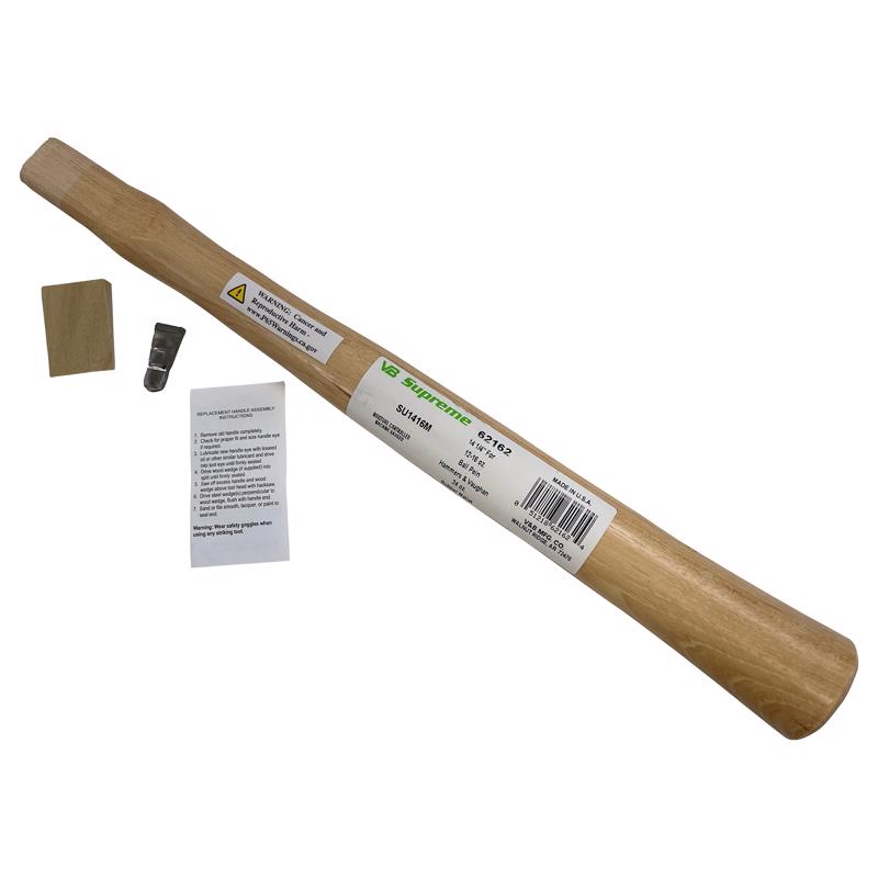 Vaughan 62162 Supreme Machinist Hammer Replacement Handle. Brown