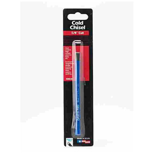 Dasco Pro 400-0 High Carbon Steel Cold Chisel. 4-7/8 X 1/4