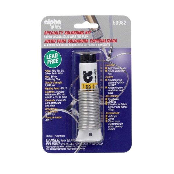 Alpha 53982 Lead Free Specialty Soldering Kit. 0.25 Oz