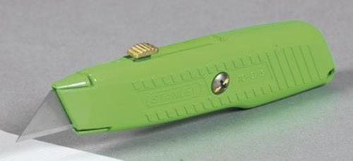 Stanley 10-179 Interlock Retractable Utility Knife 5-3/8. Green