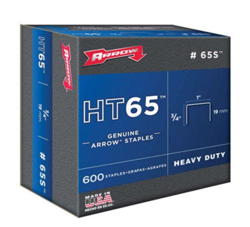 Arrow Fastener 65S Extra Heavy Duty HT65 Staples. 3/4
