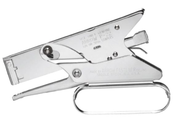 Arrow Fastener P22 Heavy Duty Plier Type Staple . Steel. Chrome - Image 2