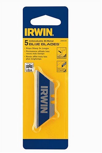 Irwin 2084100 Bi-Matal Utility Knife Blade. 5/Card