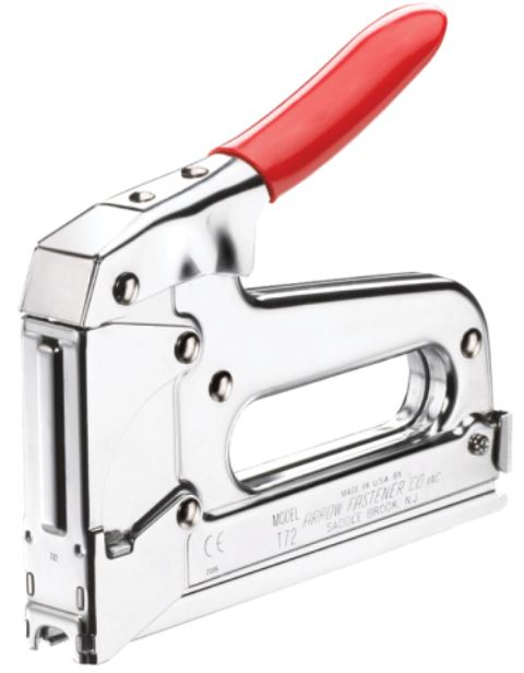 Arrow Fastener T72 Wire/Cable Staple Gun. Chrome