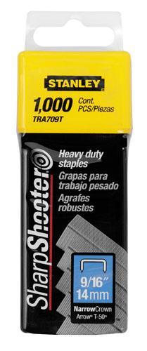 Stanley TRA709T Heavy Duty Staples 9/16. 1000/Pack