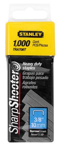 Stanley TRA706T Heavy Duty Staples 3/8. 1000/Pack