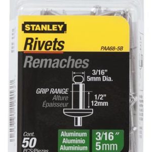 Stanley PAA68-5B Aluminum Rivets 3/16x1/2. 50/Pack