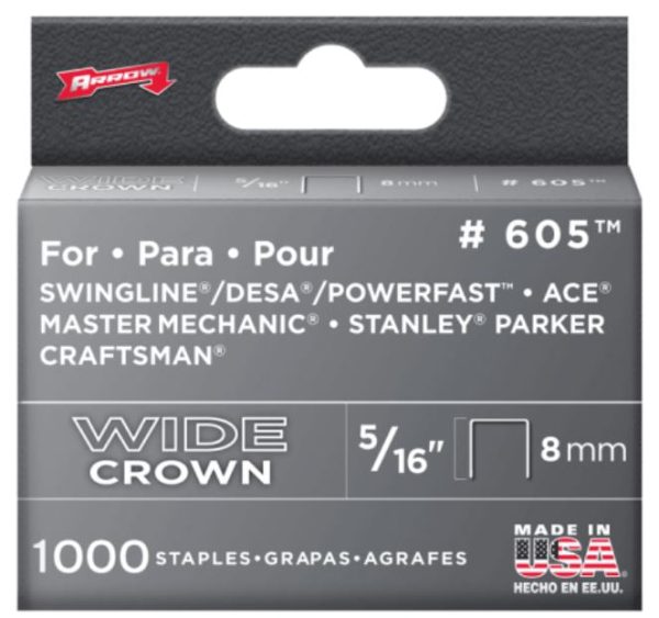 Arrow Fastener 60530 Heavy-Duty Staples. 5/16