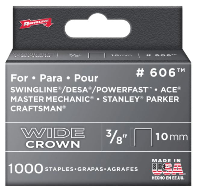 Arrow Fastener 60630 Heavy-Duty Staples. 3/8