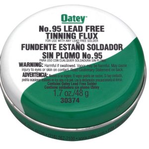 Oatey No.95 Lead-Free Tinning Solder Paste Flux. 1.7 Oz. Greenish-Gray