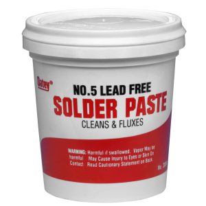 Oatey 30013 No. 5 Lead-Free Paste Flux. 4 Oz. Amber