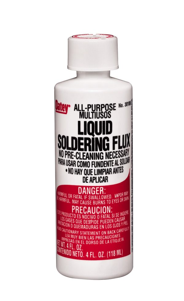Oatey 30106 No. 11 All-Purpose Multiusos Solder Liquid Flux. 4 Oz. Yellow