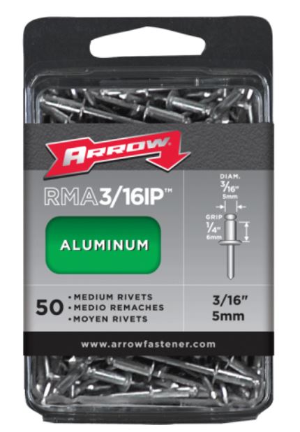 Arrow Fastener RMA3/16IP Medium Aluminum Rivet. 3/16 - Image 2