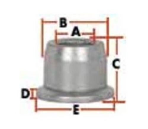Imperial 78028 Huck Steel 3LC Flangestyle Collar 1/4. Zinc Plated