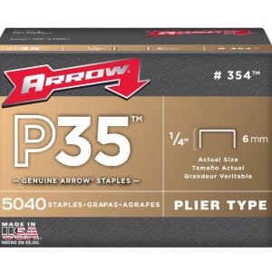 Arrow Fastener 354 P35 Staples. 1/4