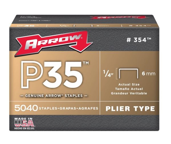 Arrow Fastener 354 P35 Staples. 1/4