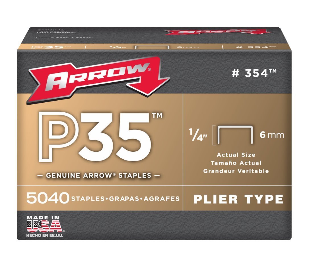 Arrow Fastener 354 P35 Staples. 1/4