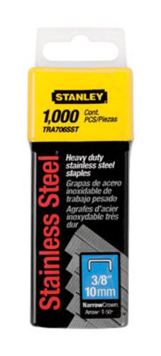 Stanley TRA706SST Heavy Duty Staples 3/8. Stainless Steel