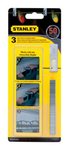 Stanley STHT70990C Holiday Light Hanging Clips & Staples. 50/Pack