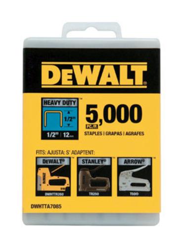 DeWalt DWHTTA7085 Heavy Duty Staples. 1/2. 5000/Pack