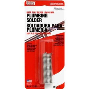 Oatey 53062 Safe Flo Silver Solder. 1/4 lbs