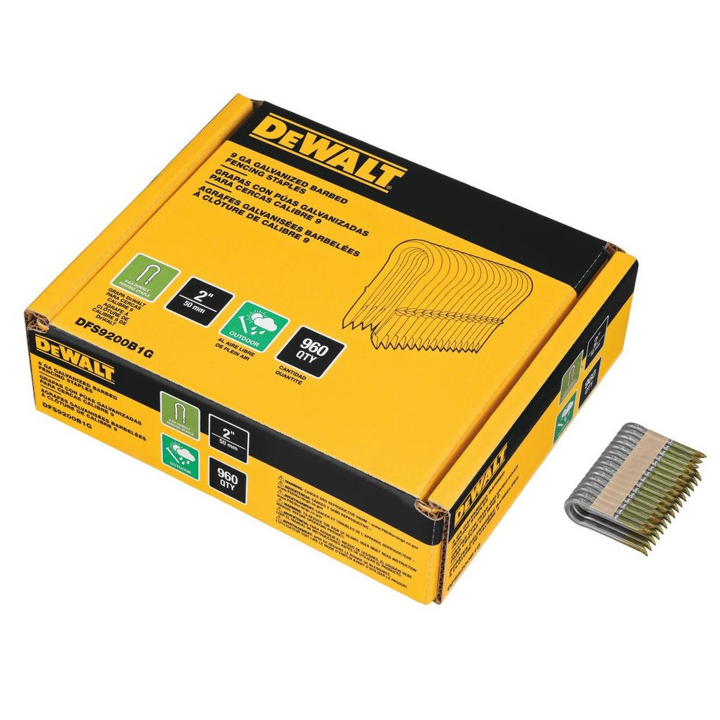Dewalt DFS9200B1G Galvanized Barbed Fencing Staples - Image 2