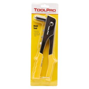 Toolpro TP05100 Hand Rivet Tool. 3/32. 1/8. 5/32. 3/16 in Rivet. Pull Rivet. Cushioned. Non-Slip Handle. 13 in L