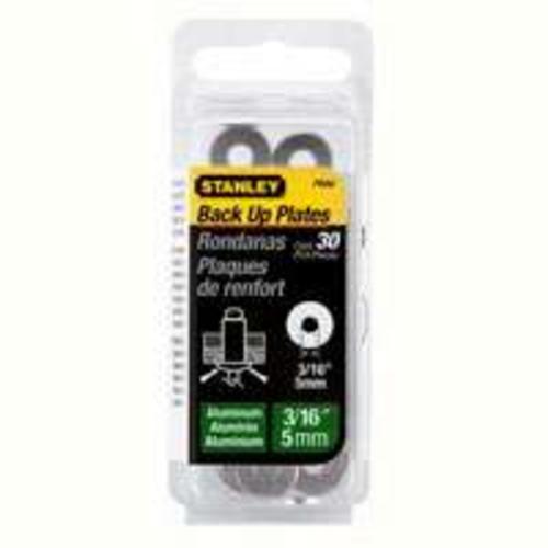 Stanley PBA6 Aluminum Rivets Backup Plates 3/16. 30/Pack