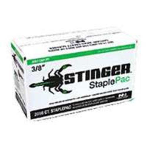 Stinger 136360 Staplepac Plastic Cap Staples 5/8. 2000/Pack