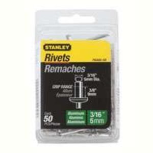 Stanley PAA66-5B Aluminum Rivets Reusable. 3/16x3/8. 50/Pack