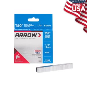 Arrow Fastener 50824 T50 Staples. 1/2