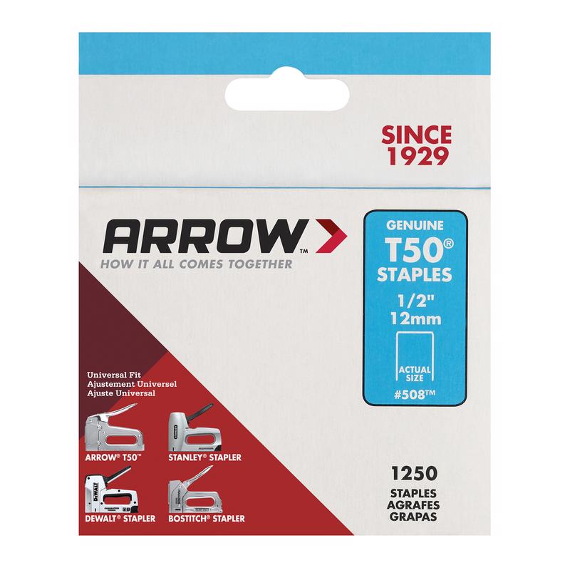 Arrow Fastener 50824 T50 Staples. 1/2 - Image 3