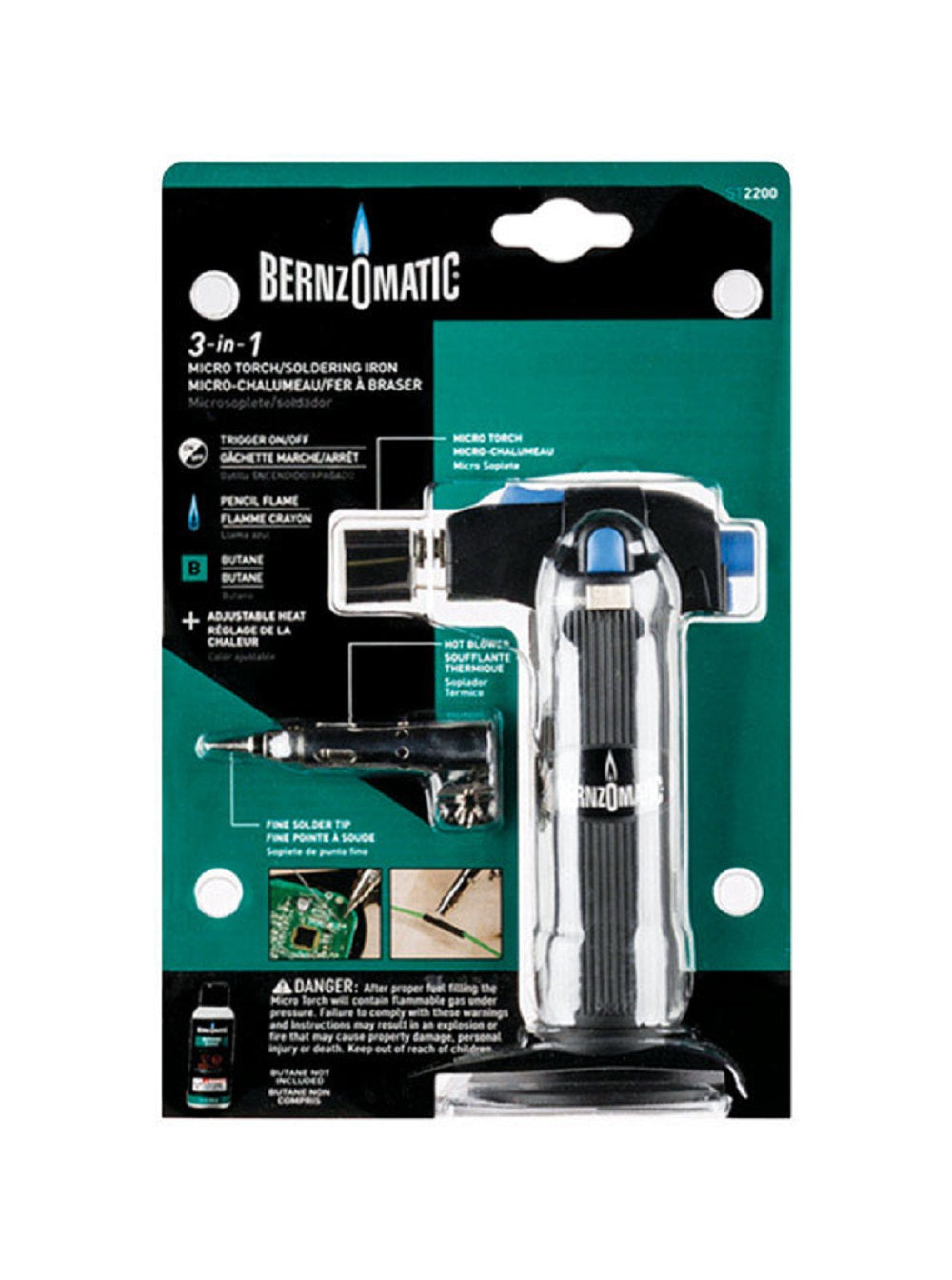 Bernzomatic ST2200 3-In-1 Micro Torch - Image 2