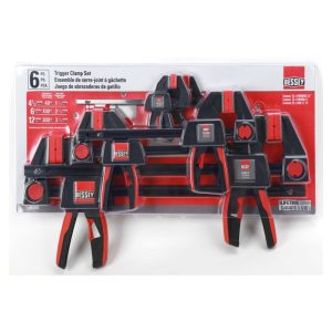 Bessey RES02 Trigger Clamp Set. 6 Piece