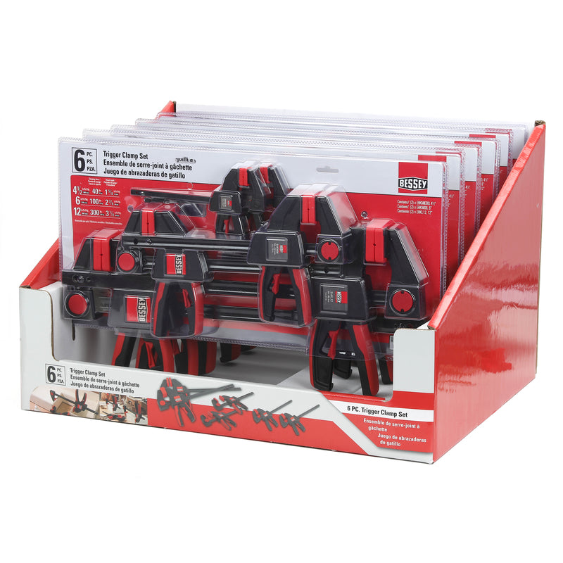 Bessey RES02 Trigger Clamp Set. 6 Piece - Image 2