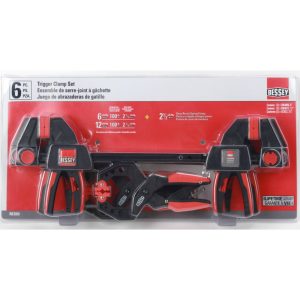 Bessey RES03 Trigger and Spring Combination Clamp Set. 6 Piece
