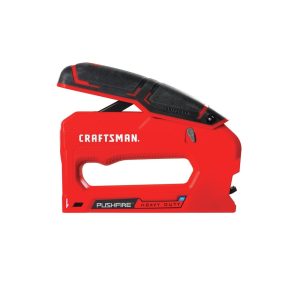 Craftsman CMHT82643 Pushfire Heavy Duty Stapler. Black/Red