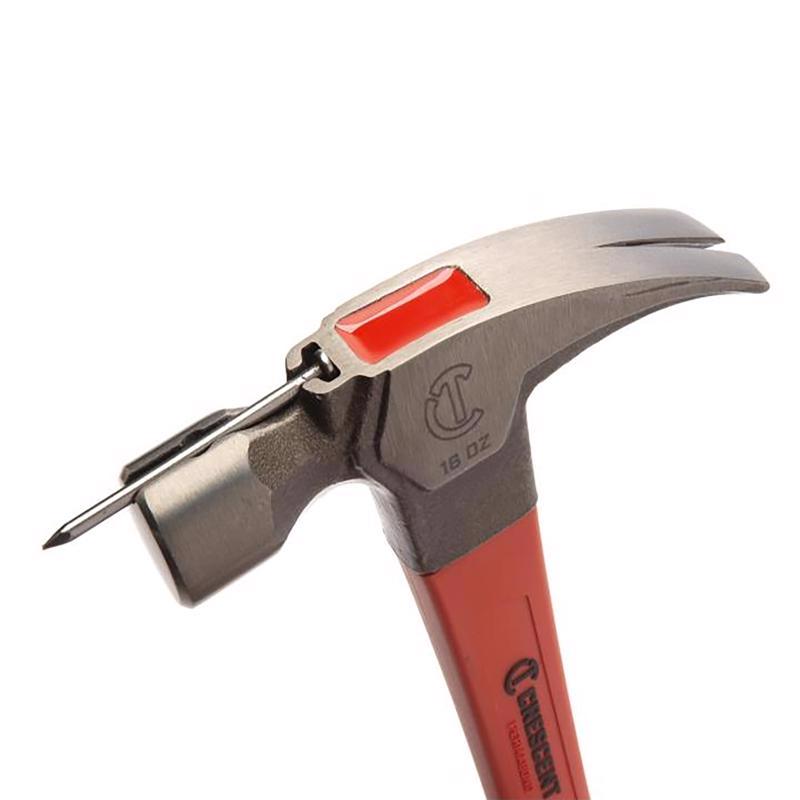 Crescent 1419C-06 Pro Series 16 oz Smooth Face Rip Claw Hammer 5.5 in. Fiberglass Handle - Image 4
