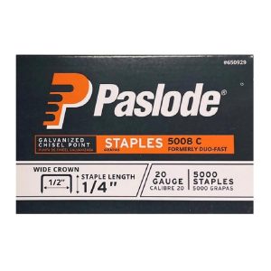 Paslode 650929 Wide Crown Staples. Steel