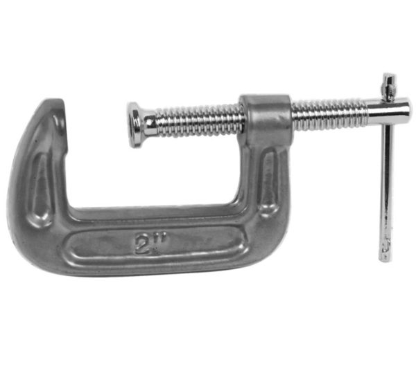 Performance Tool W221 Handscrew C-Clamp. Gray