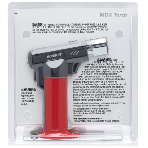 Ronson 80026 MDX Torch. Red/Black - Image 2