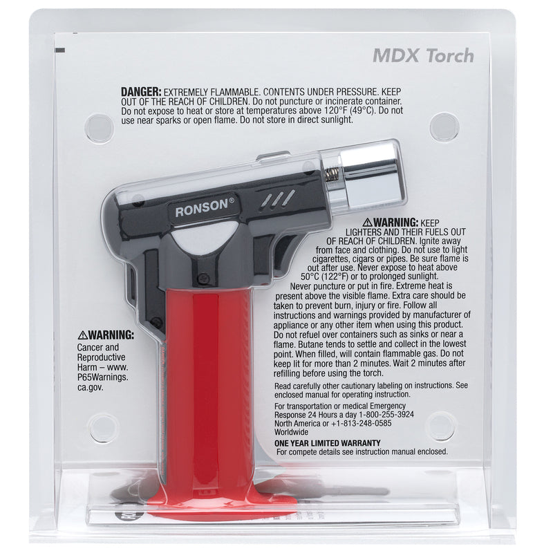 Ronson 80026 MDX Torch. Red/Black - Image 2