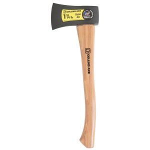 Collins HHU-13/4HC32718 Single Bit Hunting Axe 14.75 in. Wood Handle. 1.75 lb