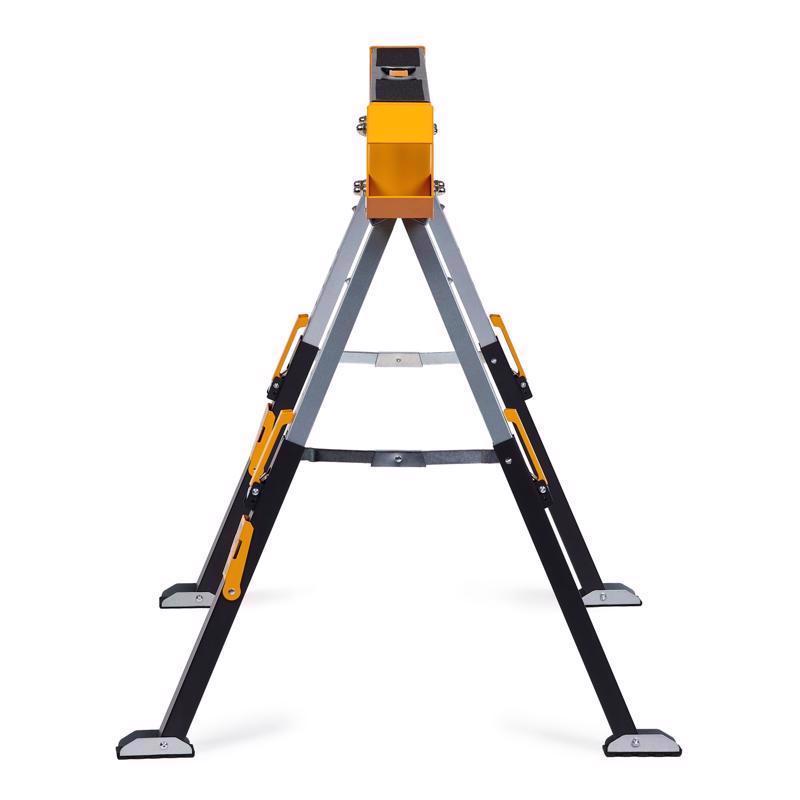 ToughBuilt TB-C650-0BES Adjustable Folding Sawhorse. Black. 2600 lb Capacity - Image 2