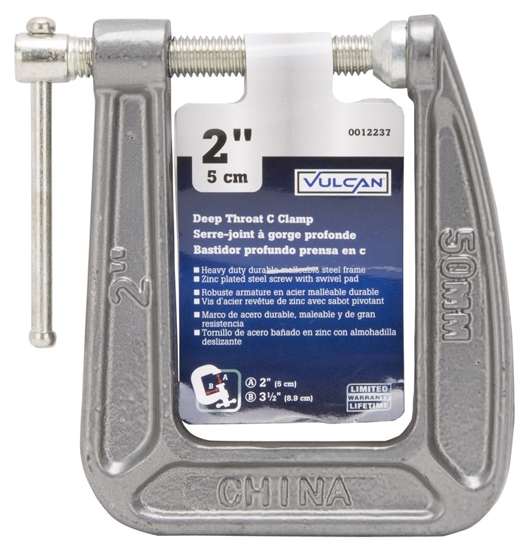 Vulcan 38-123 Deep Throat C-Clamp. 2 In - Image 2
