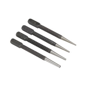 Vulcan JLO-048 Nail Punch Set. 4 Piece