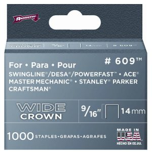 Arrow Fastener 60930 Heavy-Duty Staples. 9/16