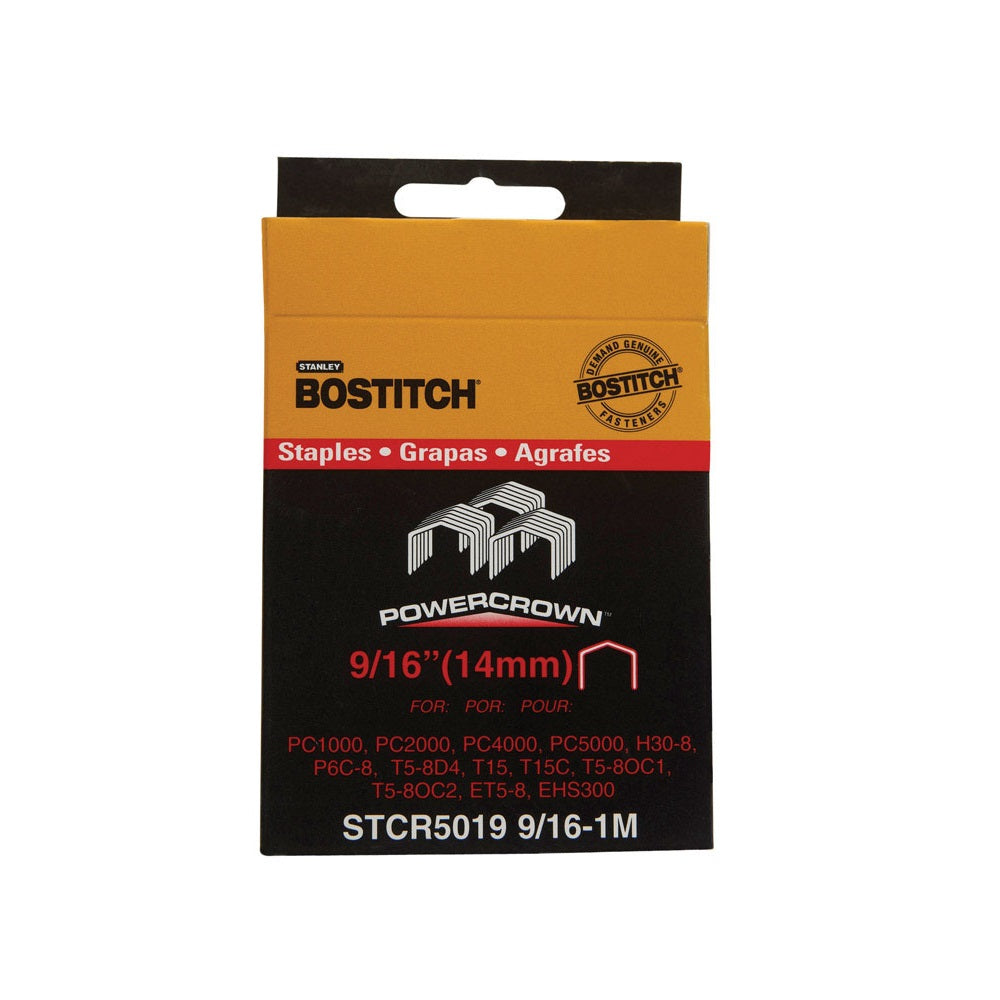 Bostitch STCR50199/16-1 PowerCrown Staples. Steel - Image 2