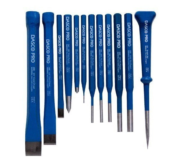Dasco Pro 88 Punch & Chisel Set. 12 Piece